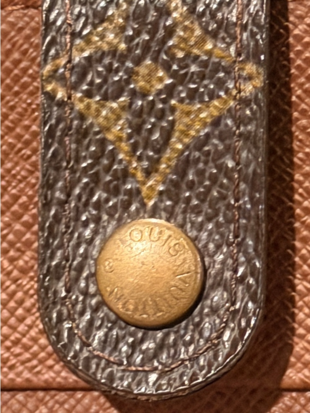 Louis Vuitton Porte Monnaie Viennois Wallet Monogram Compact Snap Coin VINTAGE - Picture 8 of 15